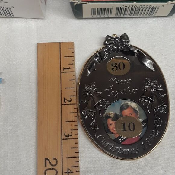 Bundle of 2 Hallmark Keepsake anniversary ornaments. - Picture 11 of 13